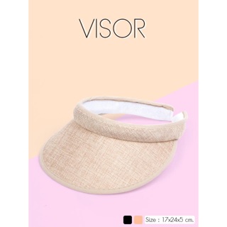 หมวกแบบปีกหน้า หมวกสำหรับบังแดด สีดำ