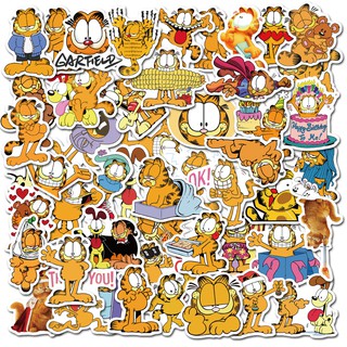 สติกเกอร์กันน้ําไร้รอยต่อ garfield