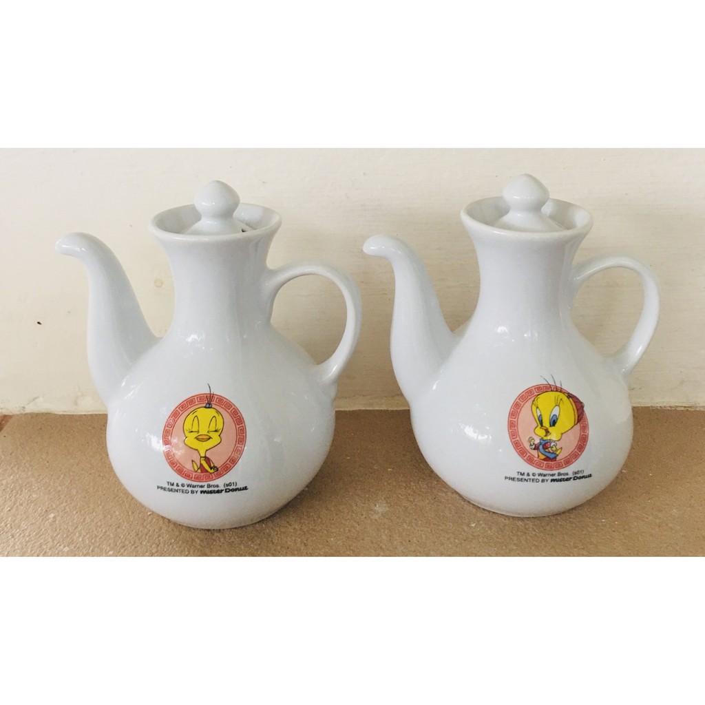 mister Donut Tweety กาน้ำผึง นม