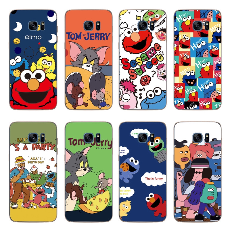เคสโทรศัพท์ พิมพ์ลายการ์ตูน สำหรับ Samsung Galaxy Note5/Note 4/S6/S7 Edge #8