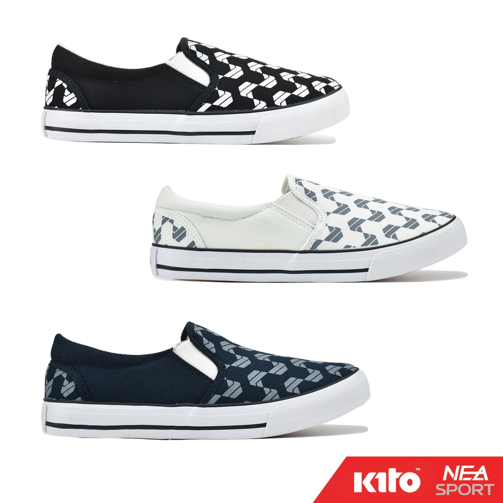 [ลด30% เก็บโค้ด 2509FASHDD] KITO BL2 Checker Slip-on รองเท้าผ้าใบ ทรงสวม กีโต้