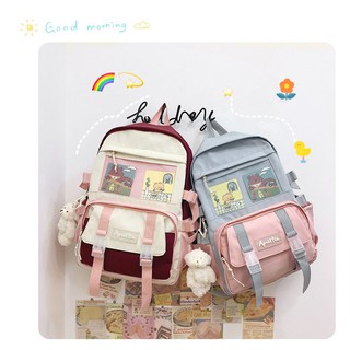 พร้อมส่ง!! กระเป๋าสะพาย Taffy backpack ส่งฟรี แถมฟรี! พวงกุญแจน้องหมี และการ์ด2ใบ