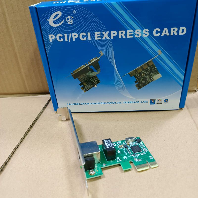การ์ด PCI Express Lan Ethernet PCIE