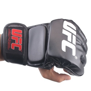 [พร้อมส่ง] Ufc MMA ถุงมือครึ่งนิ้ว สําหรับฝึกซ้อมมวยไทย เทควันโด