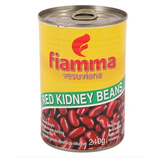 Fiamma vesuviana red kidney beans 240 g.Fiamma vesuviana ถั่วแดงหลวง 240 ก.วัตถุดิบ &gt; อาหารกระป๋อง &gt; ผักกระป๋อง