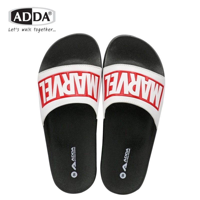 [ลูกค้าใหม่ราคา 1 บาท]🍀ADDA รองเท้าแตะลำลองแบบสวม รุ่น 13601M1🍀 Marvel Avengers (ไซส์ 6-9)