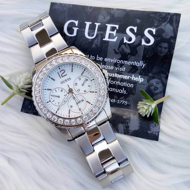 พร้อมส่ง U11052L1 สีเงิน  Guess Gold tone Stainless Steel Watch