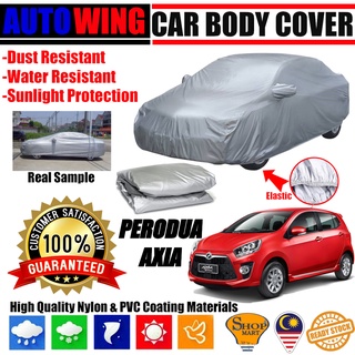 Perodua Axia ผ้าคลุมตัวถังรถยนต์ กันน้ํา ป้องกันรอยขีดข่วน