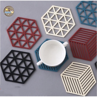 แผ่นรองหม้อซิลิโคนทนความร้อน เสื่อซิลิโคนกันลื่นกันร้อนซิลิโ…