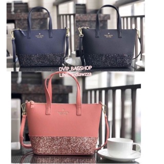 Kate Spade INA Greta Court Glitter Crossbody แท้💯%