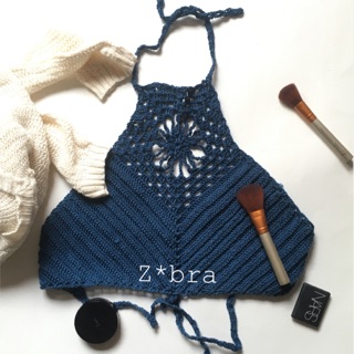 Crochet Blue Top (zb101)