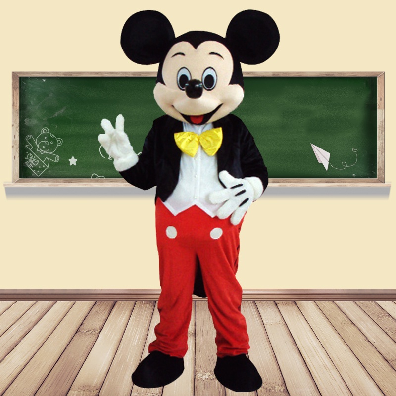 Disney Mickey and Minnie Anime Mouse Mascot Costume Suit Christmas ...