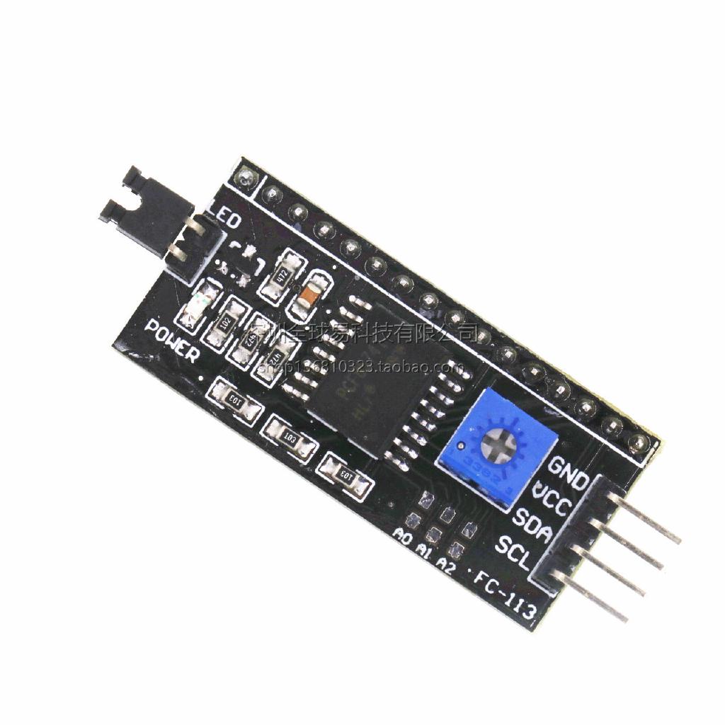 Pcf8574 Iic I2C Twi Spi Serial Interface Port 1602 2004 Lcd Lcd1602 อะแดปเตอร์แปลงโมดูลหน้าจอ Lcd