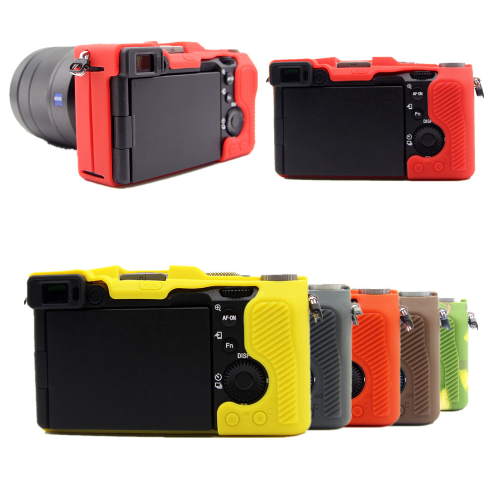 A7C เคสยางซิลิโคนกันรอยสําหรับ Sony Alpha 7C Ilce - 7C