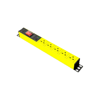 PowerConneX (Yellow) 5xTIS ความยาวสาย 5 เมตร Outlets With Surge Protection Master-ปลั๊กไฟ ปลั๊ก มอก. (PCX-PXC5PHTTS-TS05