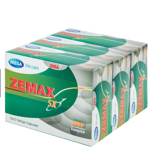 ZEMAX SX ซีแมกซ์ เอสเอ็กซ์ 1 กล่อง 30 เม็ด