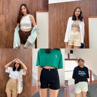 (ส่วนลดดูหน้าร้าน)Basic short pants ขาสั้นผ้ายืด ตัวละ250บาท