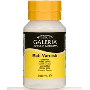 (พรีออเดอร์ 7-10 วัน)น้ำยาเคลือบภาพแบบด้าน Winsor & Newton Galeria Acrylic Medium Matt Varnish