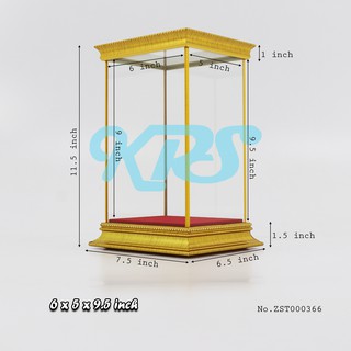 ตู้ครอบกระจกพระ ตู้พระ5นิ้ว ตู้ครอบพระโสธร ตู้จานตั้งโชว์
