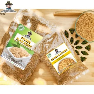 (มี อย.)Golden Flaxseeds เมล็ดแฟลกซ์ สีทอง 1 Kg.