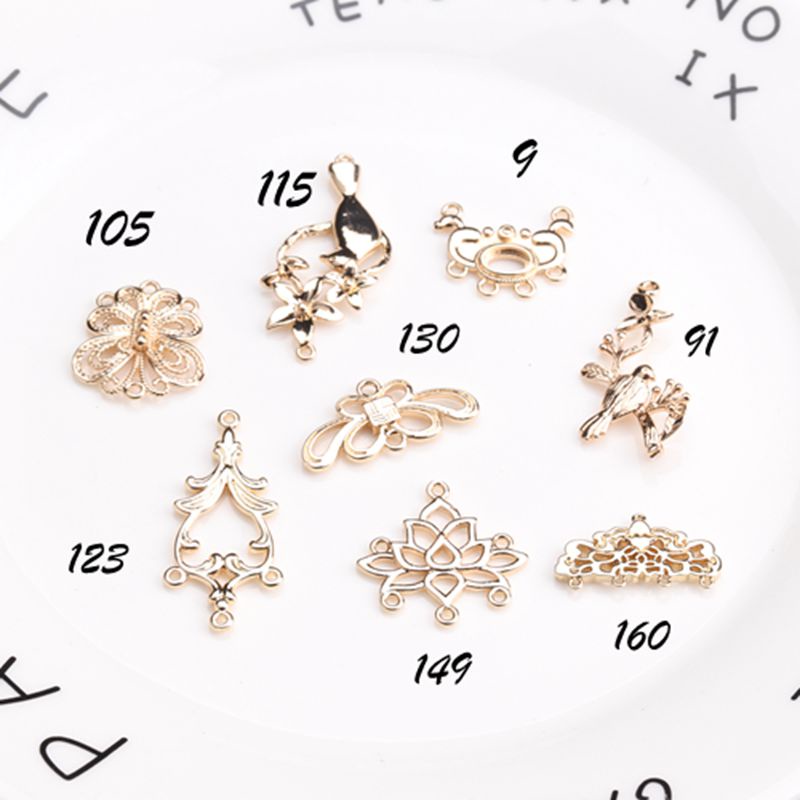 ชุดจี้สี่เหลี่ยม DIY 1 สร้อยคอวัสดุ Yige Hairpin diy ต่างหูการเชื่อมต่อต่างหู 1 วัสดุเพชร ชิ้น D6TJ