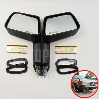 (พร้อมส่ง) กระจกรถมองข้างรถยนต์เรโทร retro ติดข้างแก้ม บังโค…