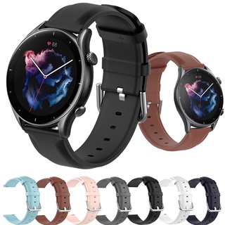 สายนาฬิกาข้อมือซิลิโคน 22 มม. สําหรับ Huami Amazfit Gtr3 Pro Gtr3 Gtr-3 Strap 3 2 Gtr 2 2E