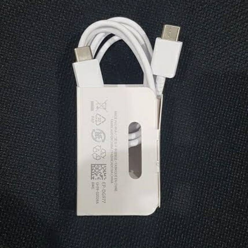 DATA CABLE 25W 25 วัตต์ 45W 45 วัตต์ SUPERFAST SUPER FAST CHARGING USB C TO TYPE C สําหรับ SAMSUNG G