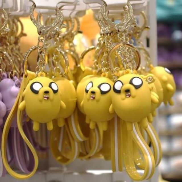 พวกกุญแจเจ้าหญิง พวกกุญแจตุ๊กตา The Adventure Time พวกกุญแจการ์ตูน​ พวกกุญแจหมา Keyring Keychain สิน