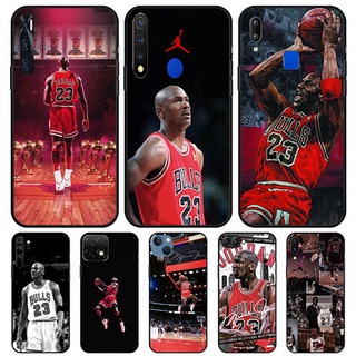 เคสโทรศัพท์มือถือแบบนิ่ม ลาย Michael Jordan สีดํา สําหรับ Samsung A6 A7 A8 A6 Plus A8 Plus 2018 A5 2017