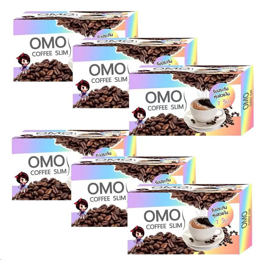 Omo Plus กาแฟโอโม่ OMO COFFEE SLIM (6 กล่อง)