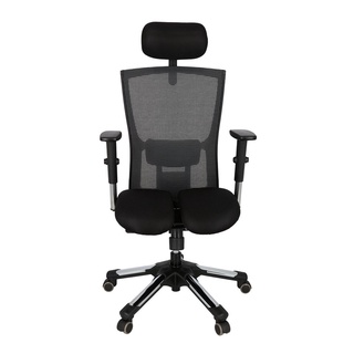 SB Design Square เก้าอี้สำนักงานเพื่อสุขภาพ HARA CHAIR รุ่น THALES-V7-Black (63x46x129 ซม.)