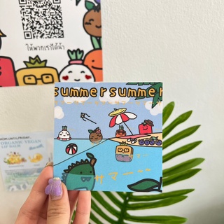 (พร้อมส่ง) โปสการ์ดฤดูร้อน summer postcard by carrot klom klom