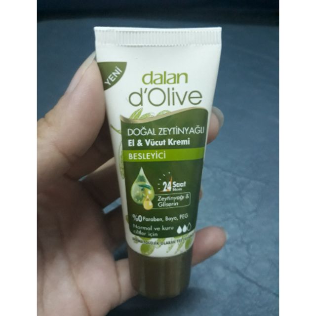 Dalan D Olive hand and body cream ขนาด 20 ml