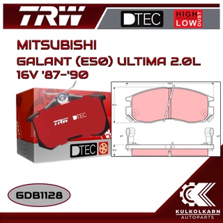 ผ้าเบรคหน้า TRW สำหรับ MITSUBISHI GALANT (E50) ULTIMA 2.0L 16V 87-90 (GDB1128)