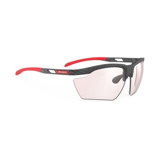 Rudy Project รุ่น Magnus Carbonium / ImpactX Photochromic 2 Laser Red แว่นกันแดดเลนส์เซฟตี้ปรับสีออโต้ แว่นติดคลิปสายตา