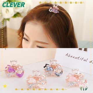 CLEVER Korean Style Crystal Hair Clip For Girls