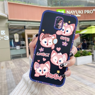 สําหรับ Samsung Galaxy J6 Plus 2018 J6 Prime เคสการ์ตูนหมีน่ารัก รูปแบบกันกระแทก ขอบสี่เหลี่ยม ซิลิโคนนิ่ม เคสป้องกันกล้อง เต็มรูปแบบ นางฟ้าอาย