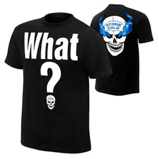 เสื้อยืดผ้าฝ้ายพิมพ์ลายแฟชั่น Stone Cold Steve Austin WHAT จัดส่ง2-3วัน เสื้อ WWE เสื้อยืด  #WWE #มวยปล้ำ #เสื้อมวยปล้ำ