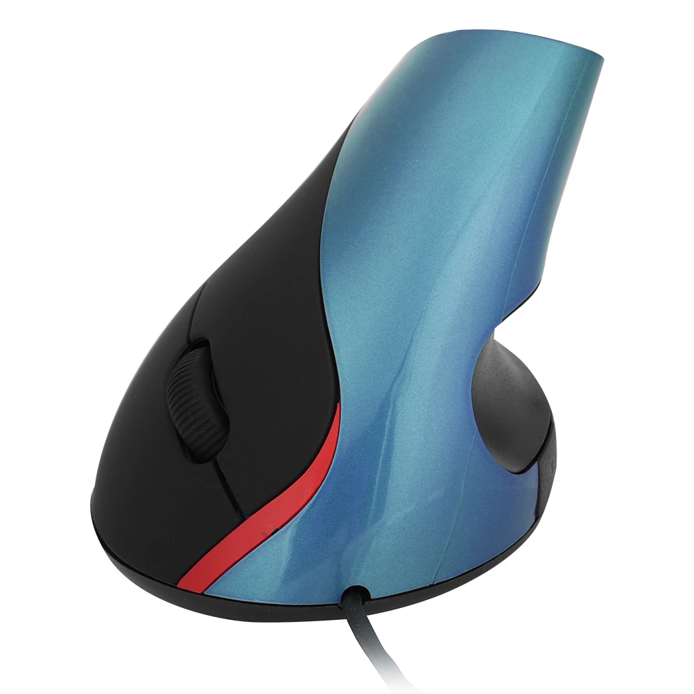เมาส์แนวตั้ง Ergonomic เมาส์ออปติคอลเพื่อสุขภาพ 1200DPI thumbnail 5
