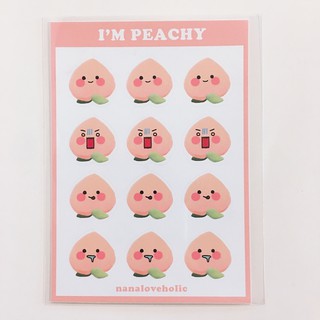 สติกเกอร์อาร์ตลาย IM PEACHY