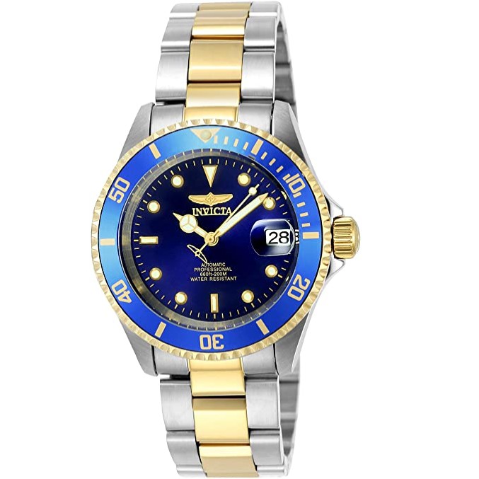 invicta gold diver watch