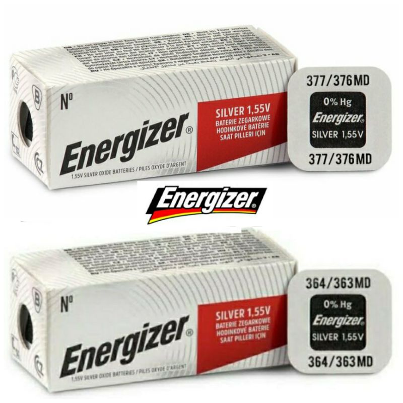 ถ่านกระดุมenergizer sr621sw 364 Lr621 626 377 Lr626 silveroxide 1.5v