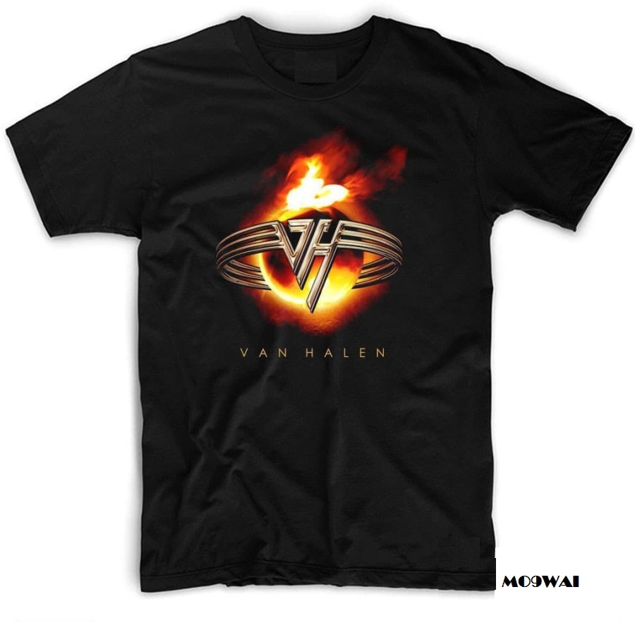 เสื้อยืดวง VAN HALEN - โลโก้ FIRE