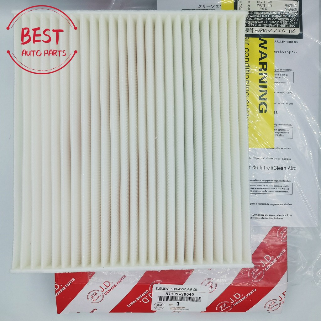 กรองแอร์  Toyota Camry, Avanza, Altis, Vigo, Vios, Yaris.JD. 87139-30040