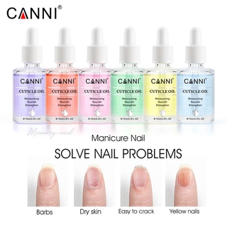 (( CANNI )) ใหม่! ออยล์บำรุงเล็บ ขวดใหญ่ น้ำมันบำรุงเล็บ ตัวเลือก6กลิ่น น้ำมันบำรุงขอบเล็บ เพิ่มความชุ่มชื้น 15ml