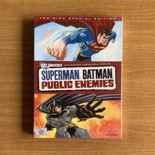 DVD : Superman / Batman Public Enemies (2009) ศึกสองวีรบุรุษรวมพลัง [มือ 1 ปกสวม] Cartoon / DC ดีวีดี หนัง