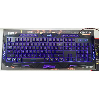 Signo Backlight Gaming Keyboard รุ่น KB-719 - Black