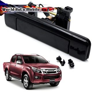 มือเปิดท้าย สีดำเงา Isuzu  D-Max Holden Rodeo ปี 2012 - 2014