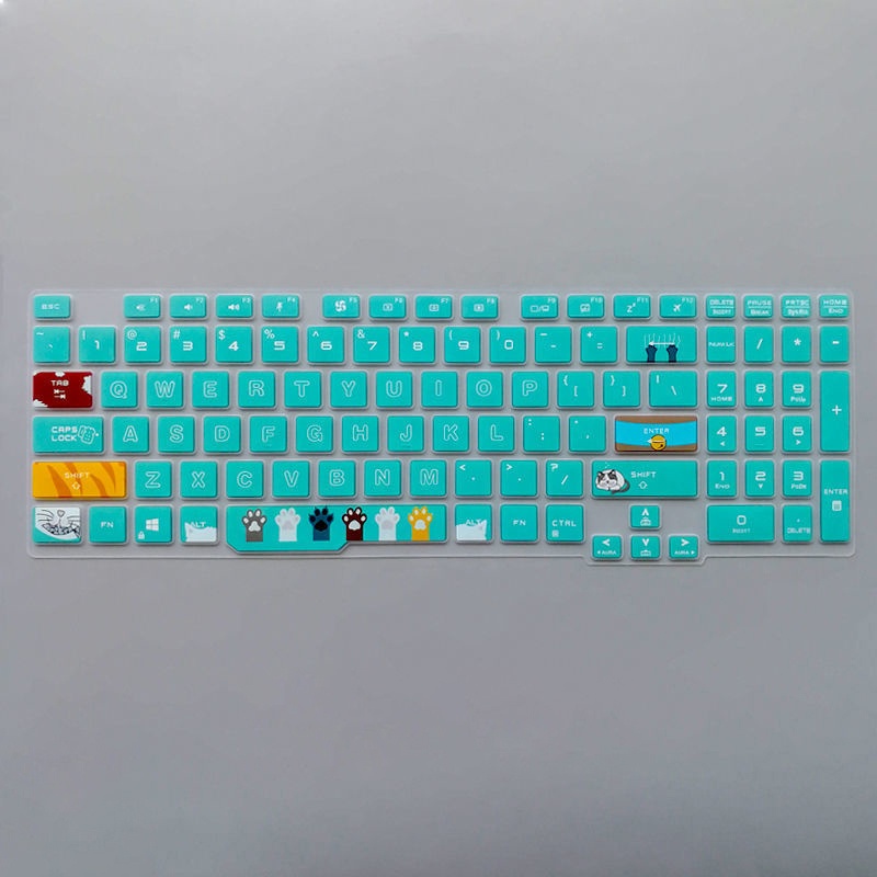 แผ่นครอบคีย์บอร์ด สําหรับ Asus Tuf Gaming A15 FA506 A17 FA706 FA506iu FA506iv Fa506ii Fa706ii FA706iu 15.6 นิ้ว #8